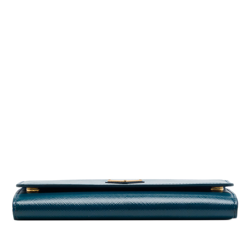 Saffiano Lux Wallet On Chain - Image 3