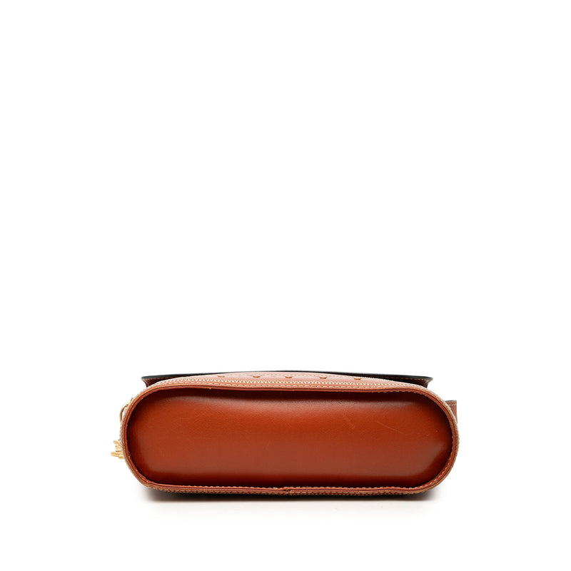 Calfskin Y Cut Out Shoulder Bag - Image 3