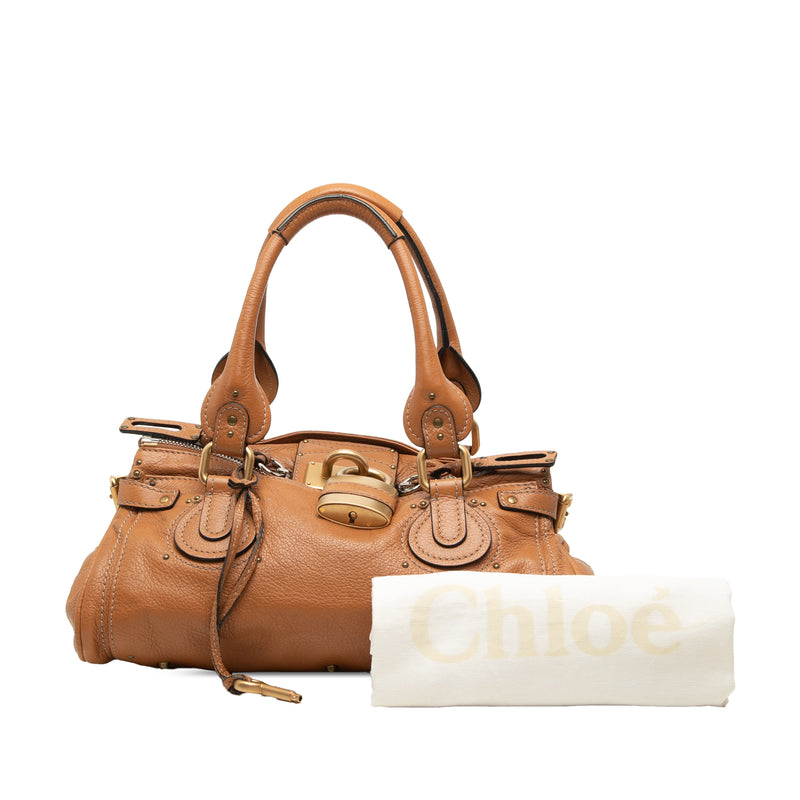 Medium Leather Paddington Handbag - Image 7