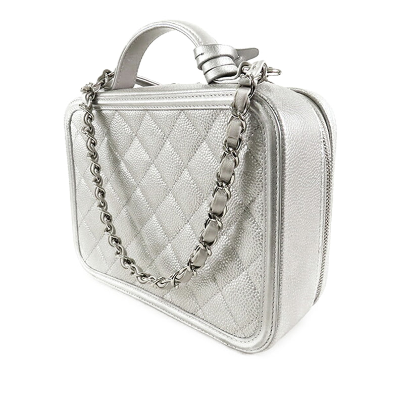 Medium Caviar CC Filigree Vanity Case - Image 2