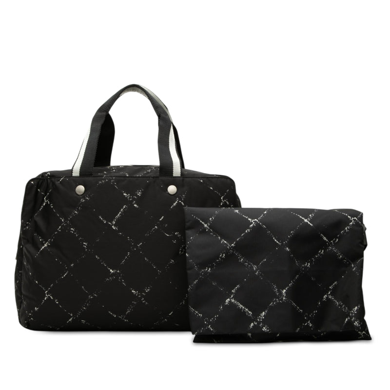 Old Travel Line Nylon Handbag - Image 7