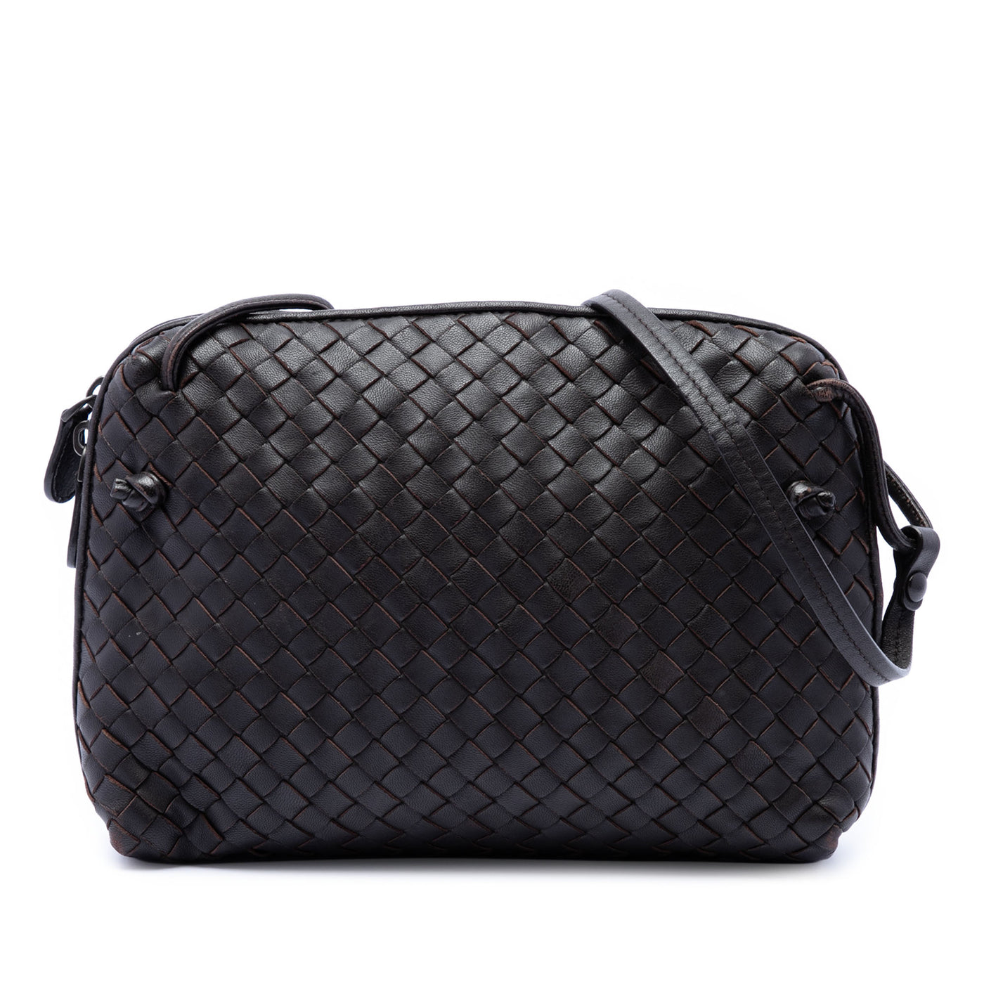 Nappa Intrecciato Nodini Crossbody - Image 1