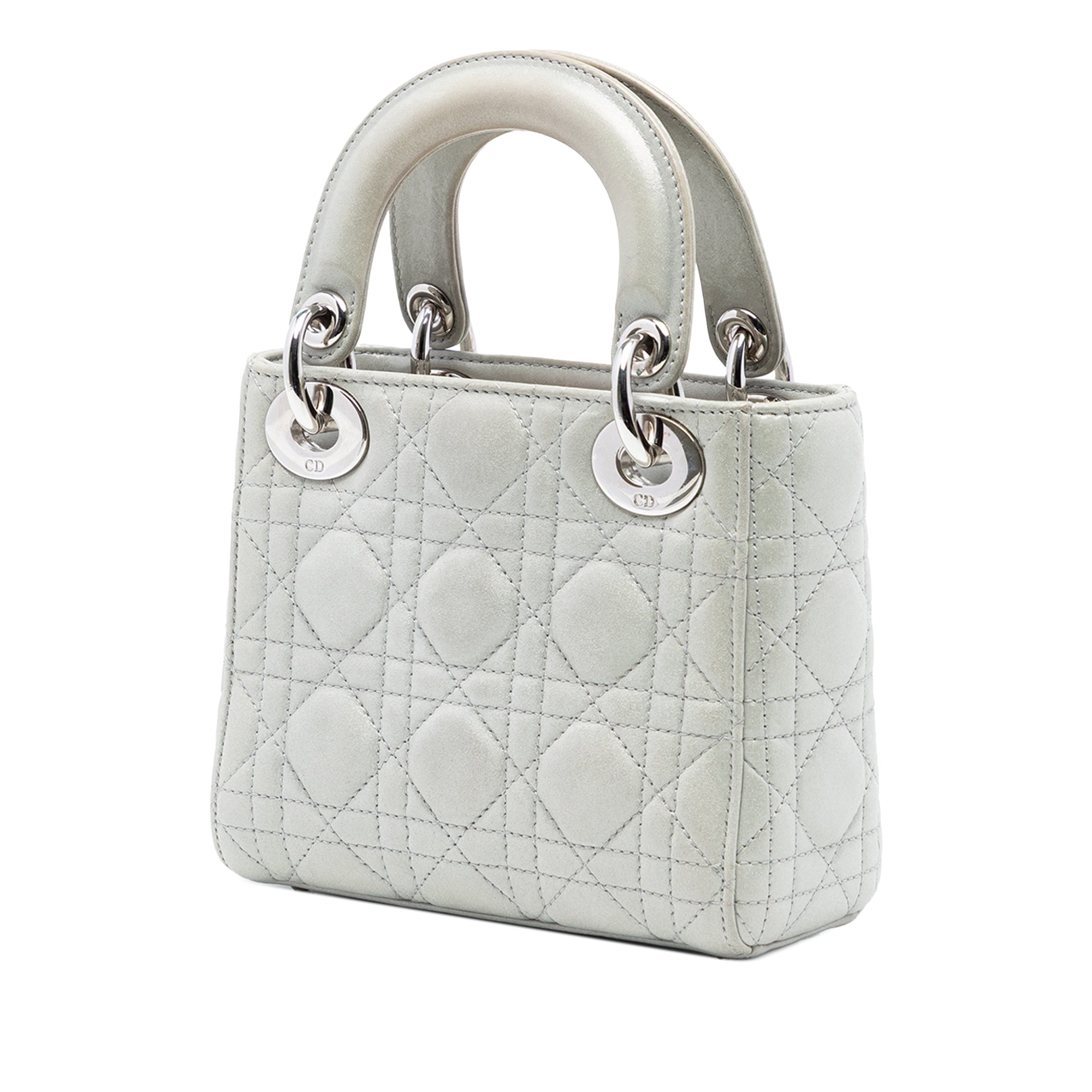 Mini Iridescent Lambskin Cannage Lady Dior - Image 2
