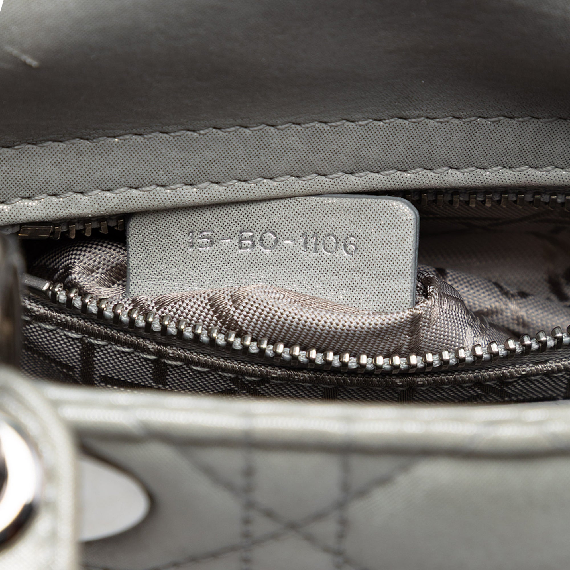 Mini Iridescent Lambskin Cannage Lady Dior - Image 6