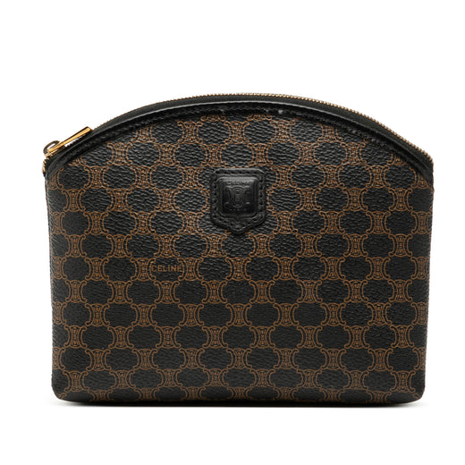 Macadam Coated Canvas Pouch - Image 1