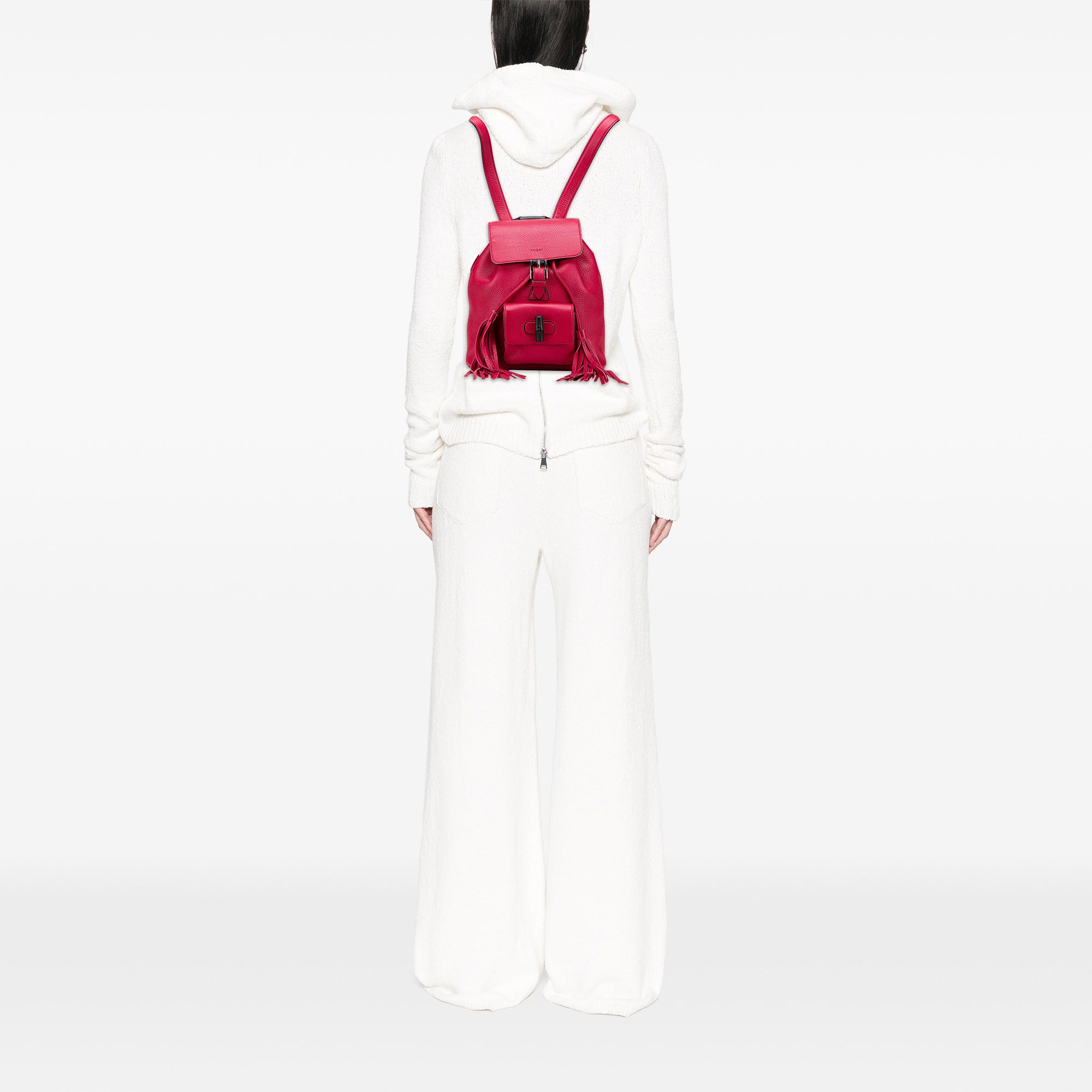 Leather Bamboo Daily Backpack - Image 11
