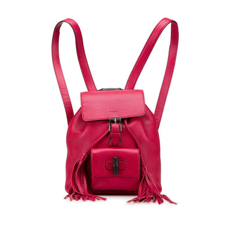 Leather Bamboo Daily Backpack
