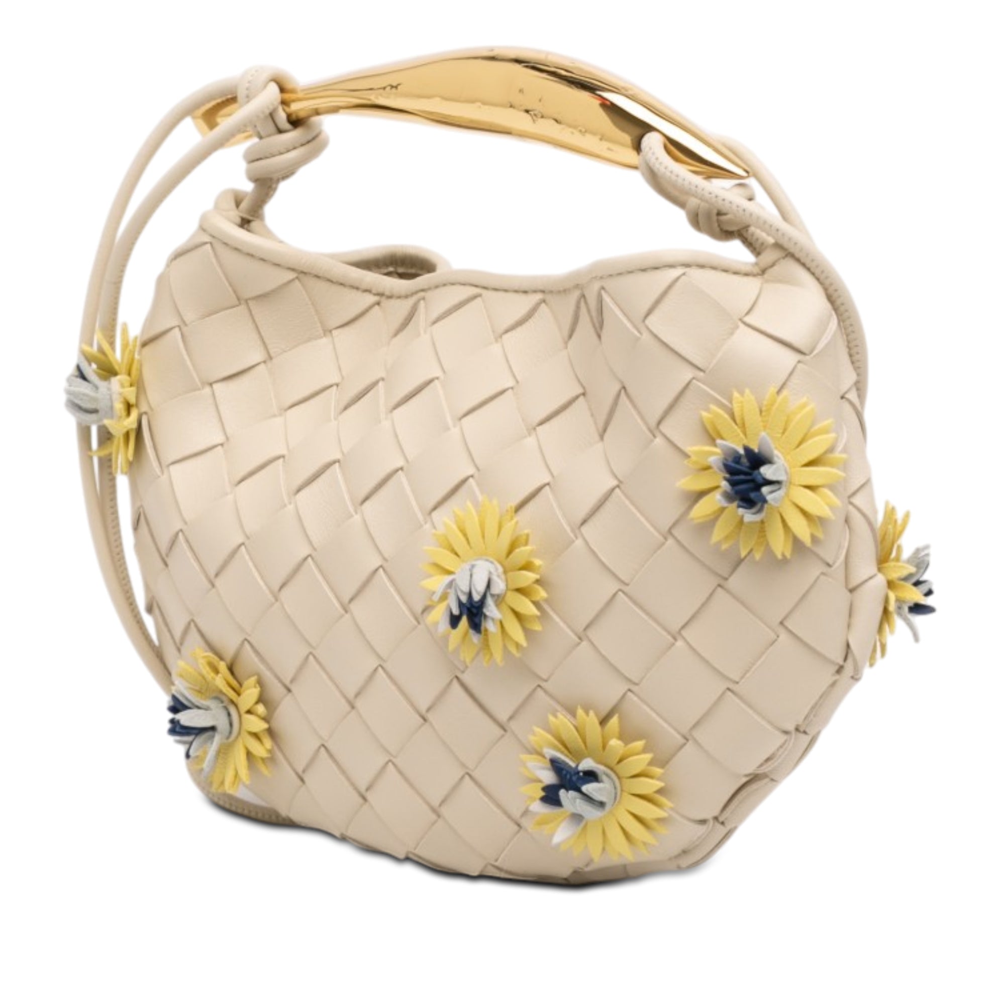 Baby Lambskin Intrecciato Floral Sardine - Image 2