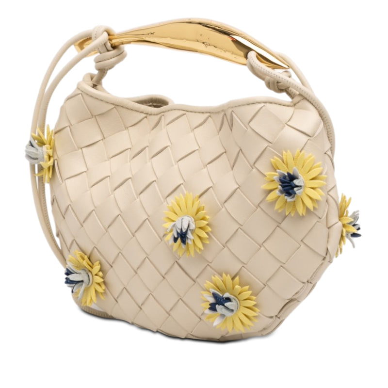 Baby Lambskin Intrecciato Floral Sardine - Image 2