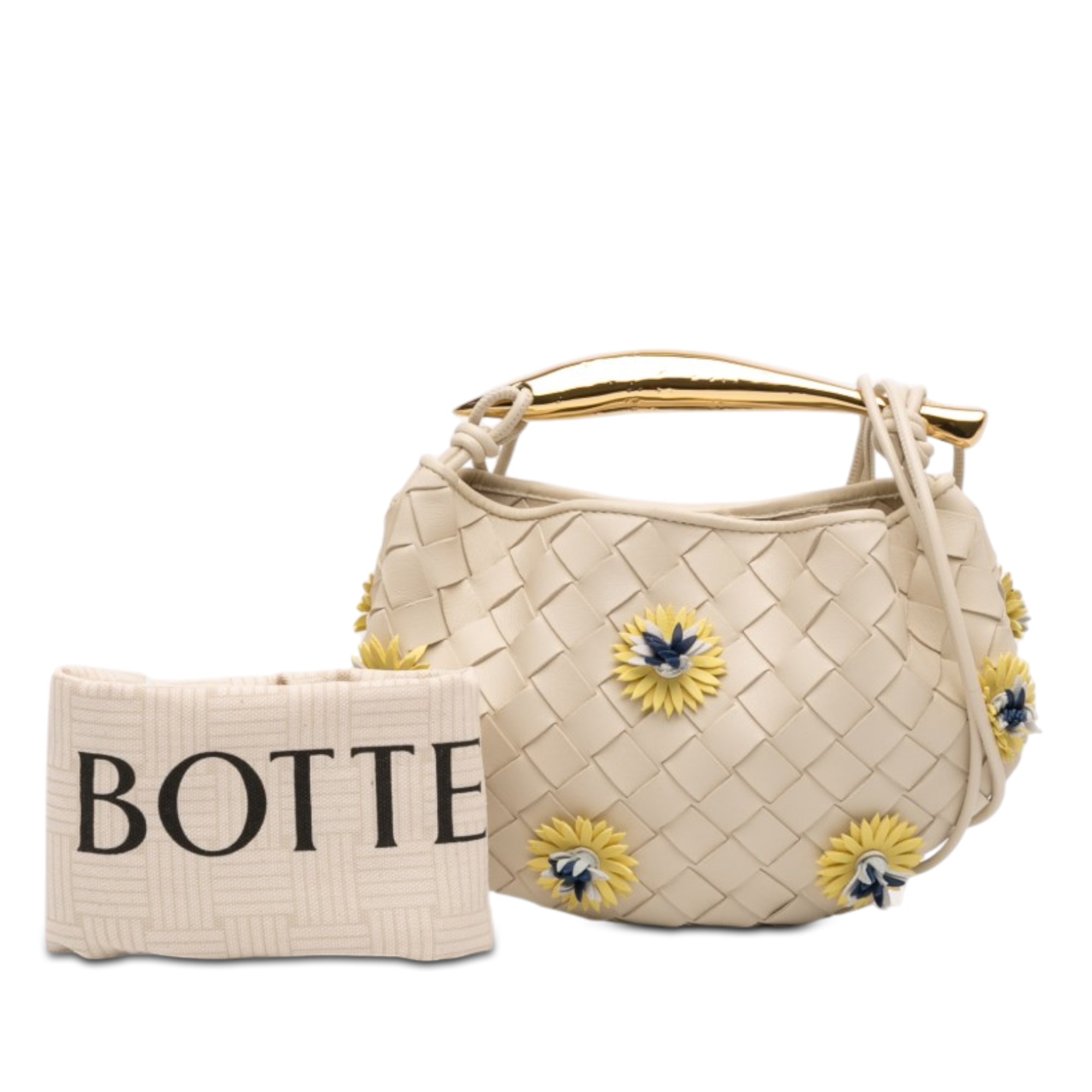 Baby Lambskin Intrecciato Floral Sardine - Image 7