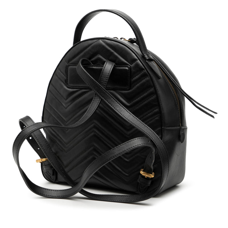 Small GG Marmont Matelasse Leather Backpack - Image 2