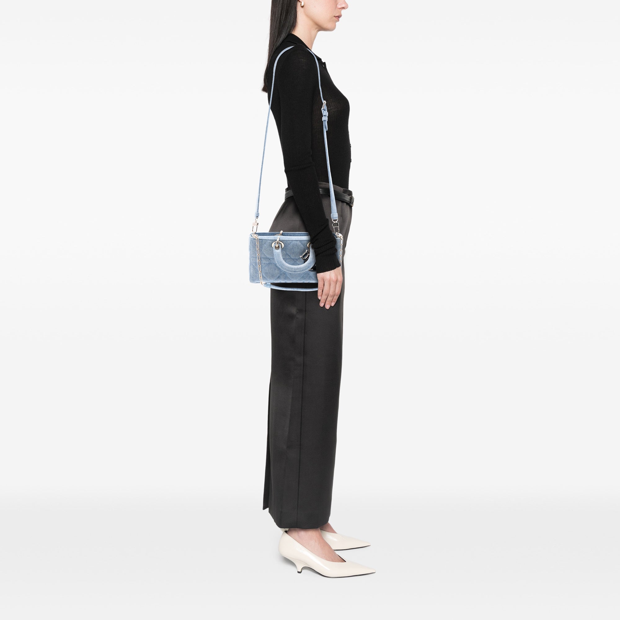 Medium Denim Macrocannage Lady D Joy - Image 7