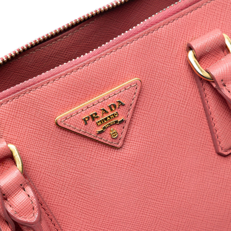Medium Saffiano Lux Promenade Satchel - Image 5