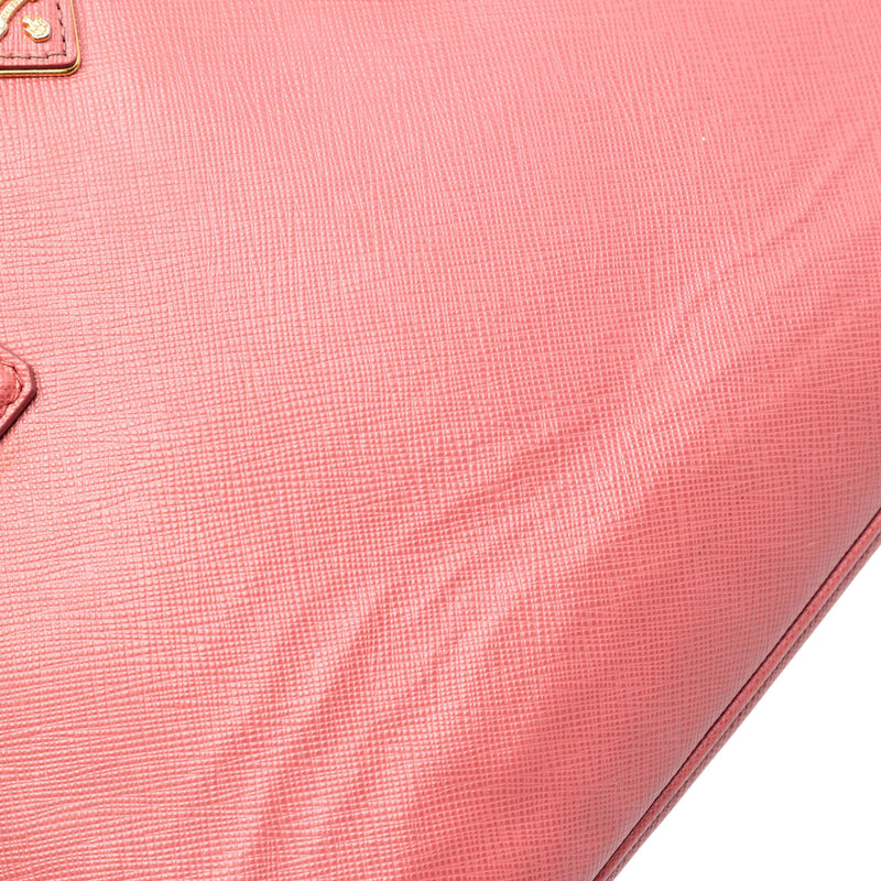 Medium Saffiano Lux Promenade Satchel - Image 6