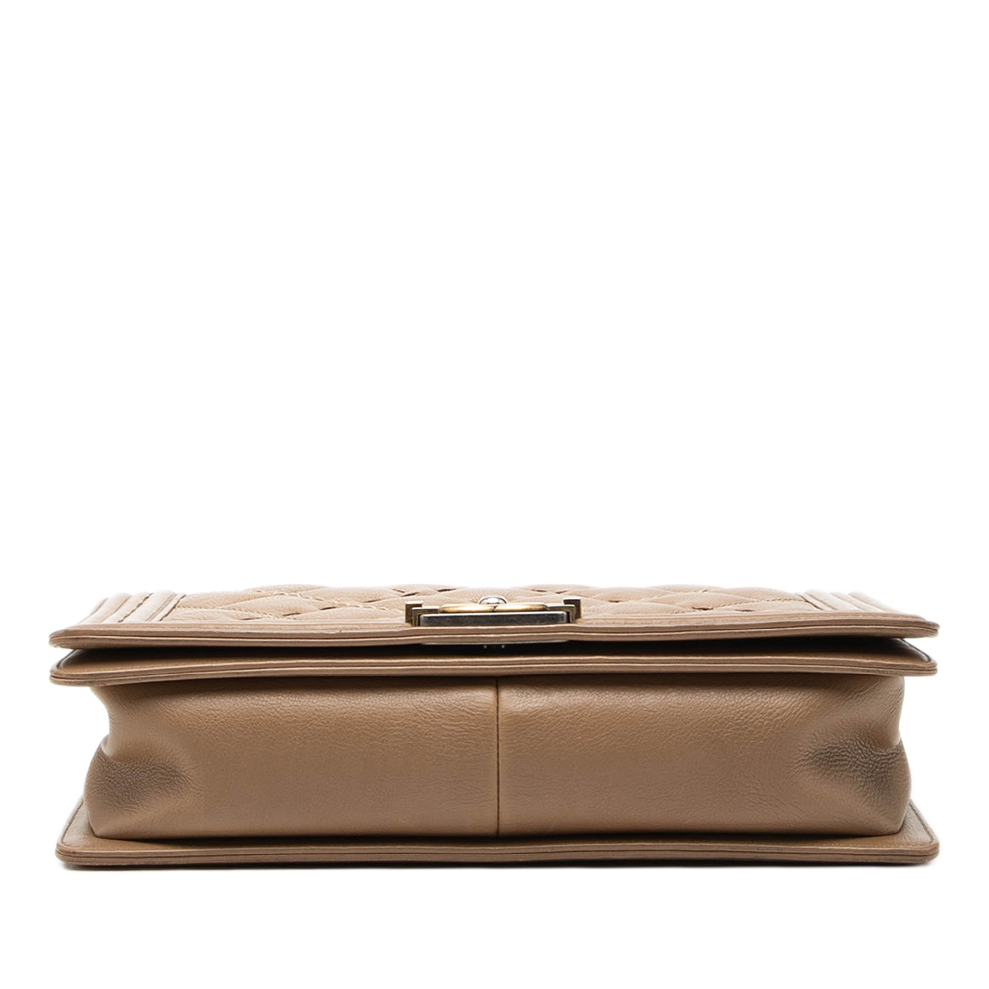 Medium Quilted Calfskin Wild Stitch Boy Flap - Image 3