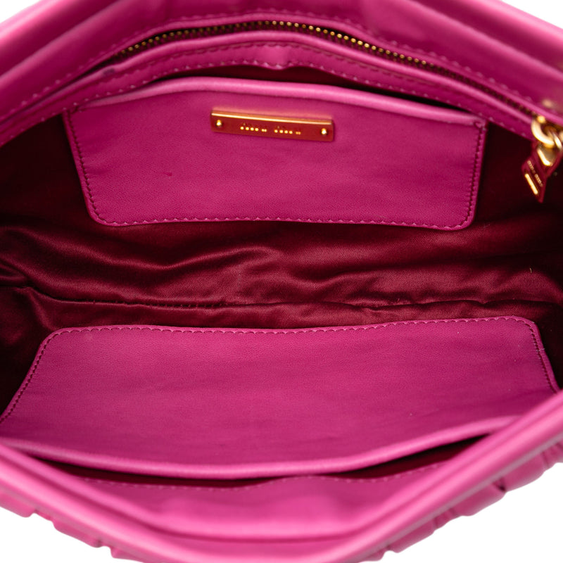 Matelasse Nappa Frame Clutch with Strap - Image 4