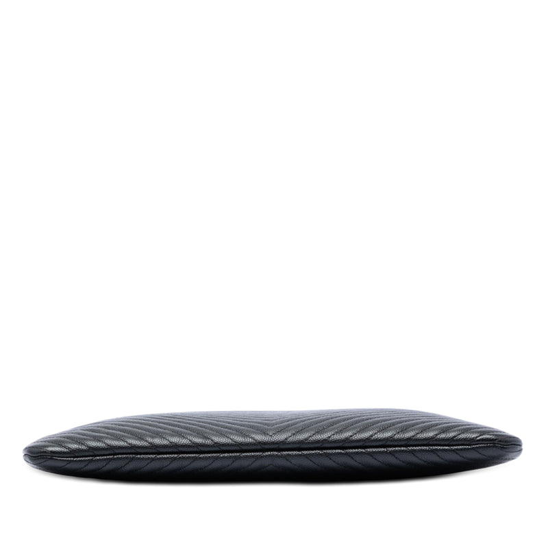 Medium CC Chevron Caviar O Case Clutch - Image 3