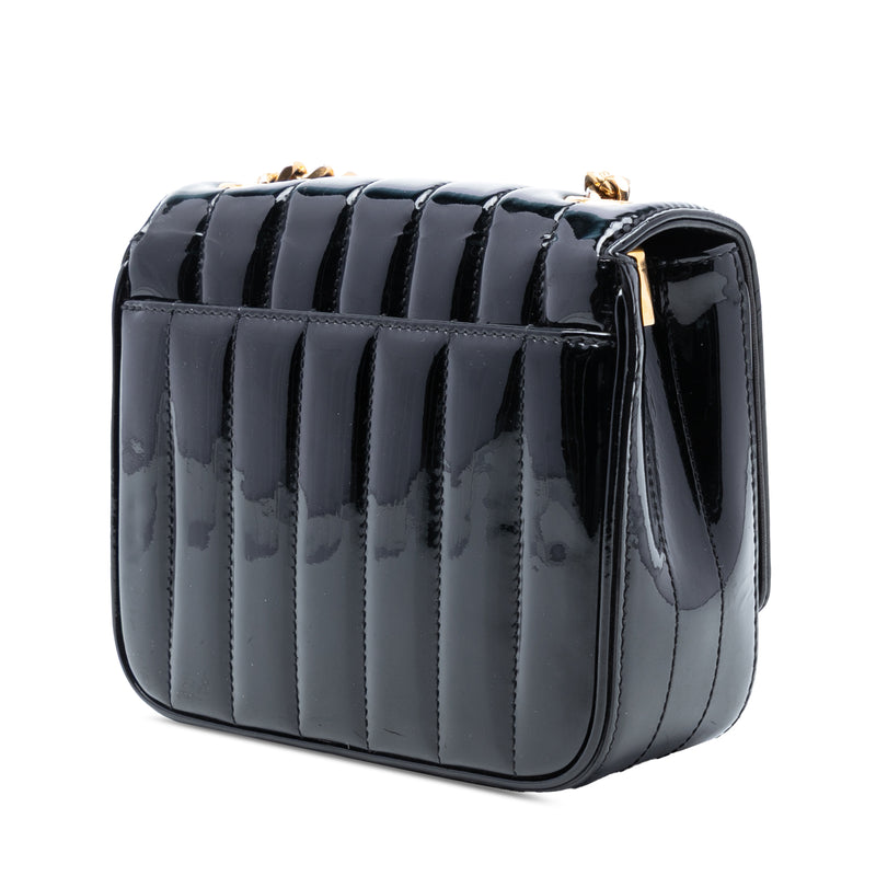 Small Patent Monogram Vicky Chain Bag - Image 2