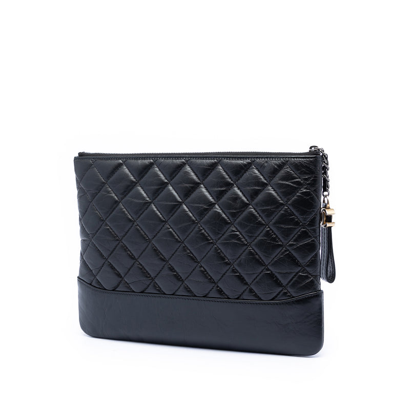 Medium Aged Calfskin Gabrielle O Case Clutch - Image 2