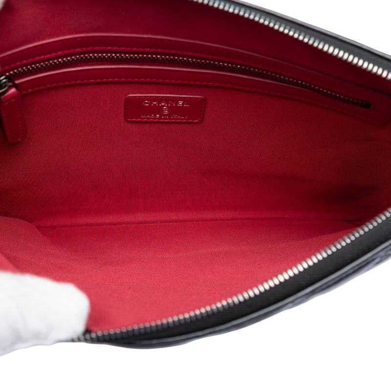 Medium Aged Calfskin Gabrielle O Case Clutch - Image 4