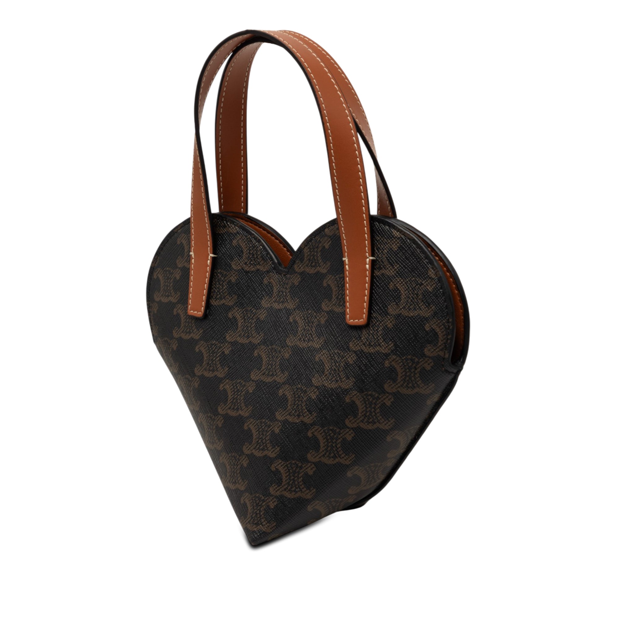 Teen Triomphe Coated Canvas Coeur Satchel - Image 2