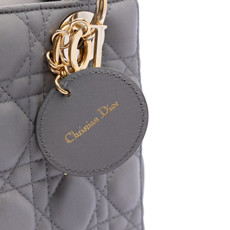 Small Lambskin Cannage My ABCDior Lady Dior - Image 5