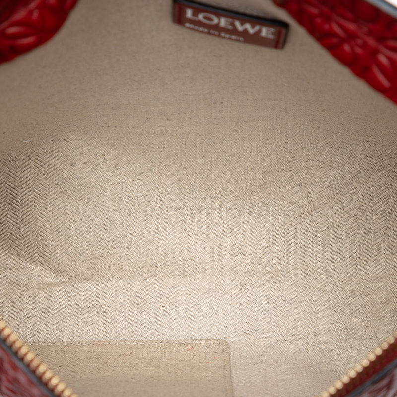 Embossed Anagram Leather Repeat T Clutch - Image 4