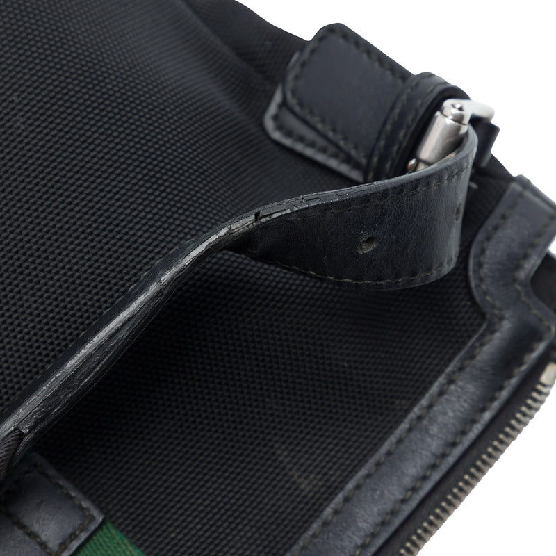 GG Techno Canvas Web Messenger Bag - Image 6