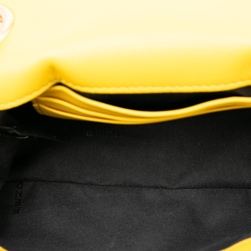 Mini Bicolor Nappa Apolo Chain Baguette Shoulder Bag - Image 4