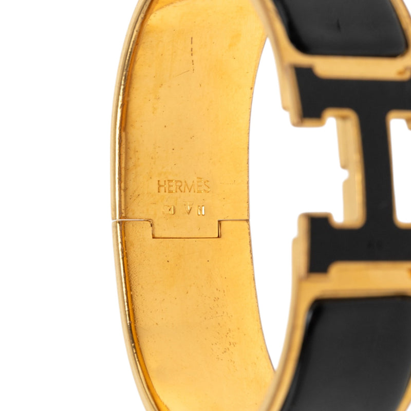 Wide Enamel Clic Clac H Bracelet PM - Image 4