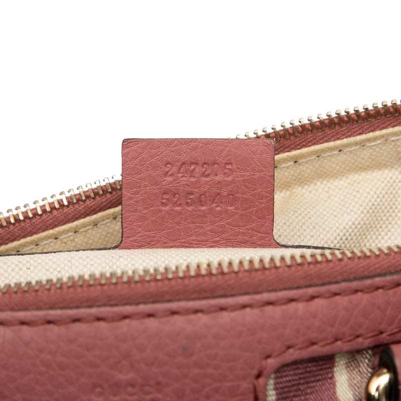 Medium Calfskin Web Joy Boston Bag - Image 6
