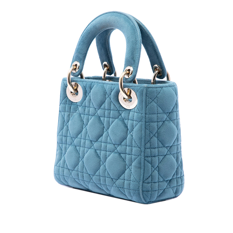 Mini Velvet Cannage Lady Dior - Image 2