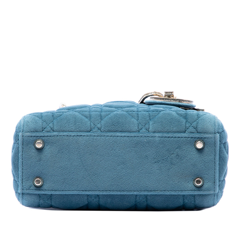 Mini Velvet Cannage Lady Dior - Image 3