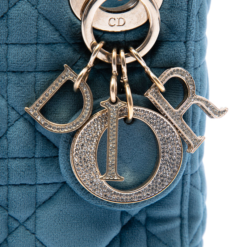 Mini Velvet Cannage Lady Dior - Image 5