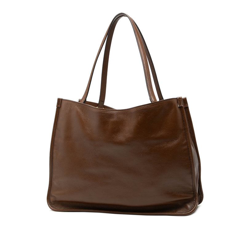 Medium Leather Horsebit 1955 Tote - Image 2