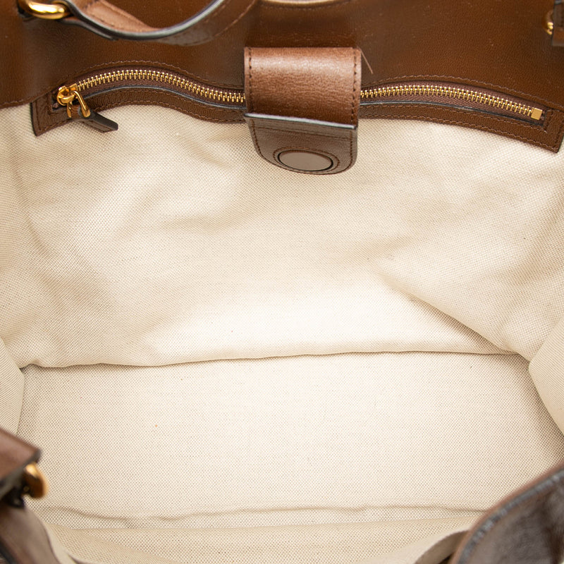Medium Leather Horsebit 1955 Tote - Image 4