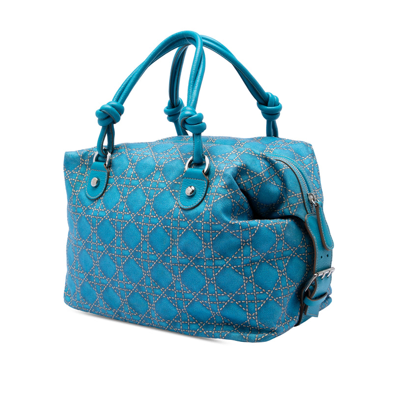 Canvas Cannage Print Cherie Handbag - Image 2
