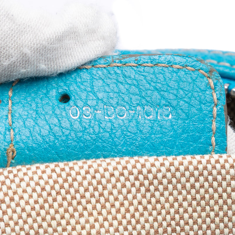 Canvas Cannage Print Cherie Handbag - Image 6