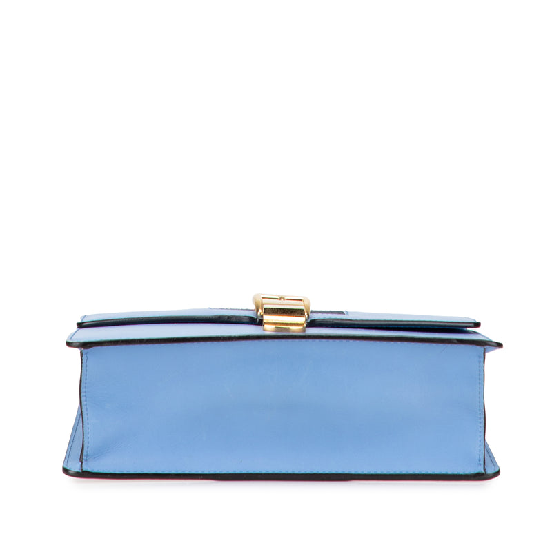 Small Leather Sylvie Web Satchel - Image 3