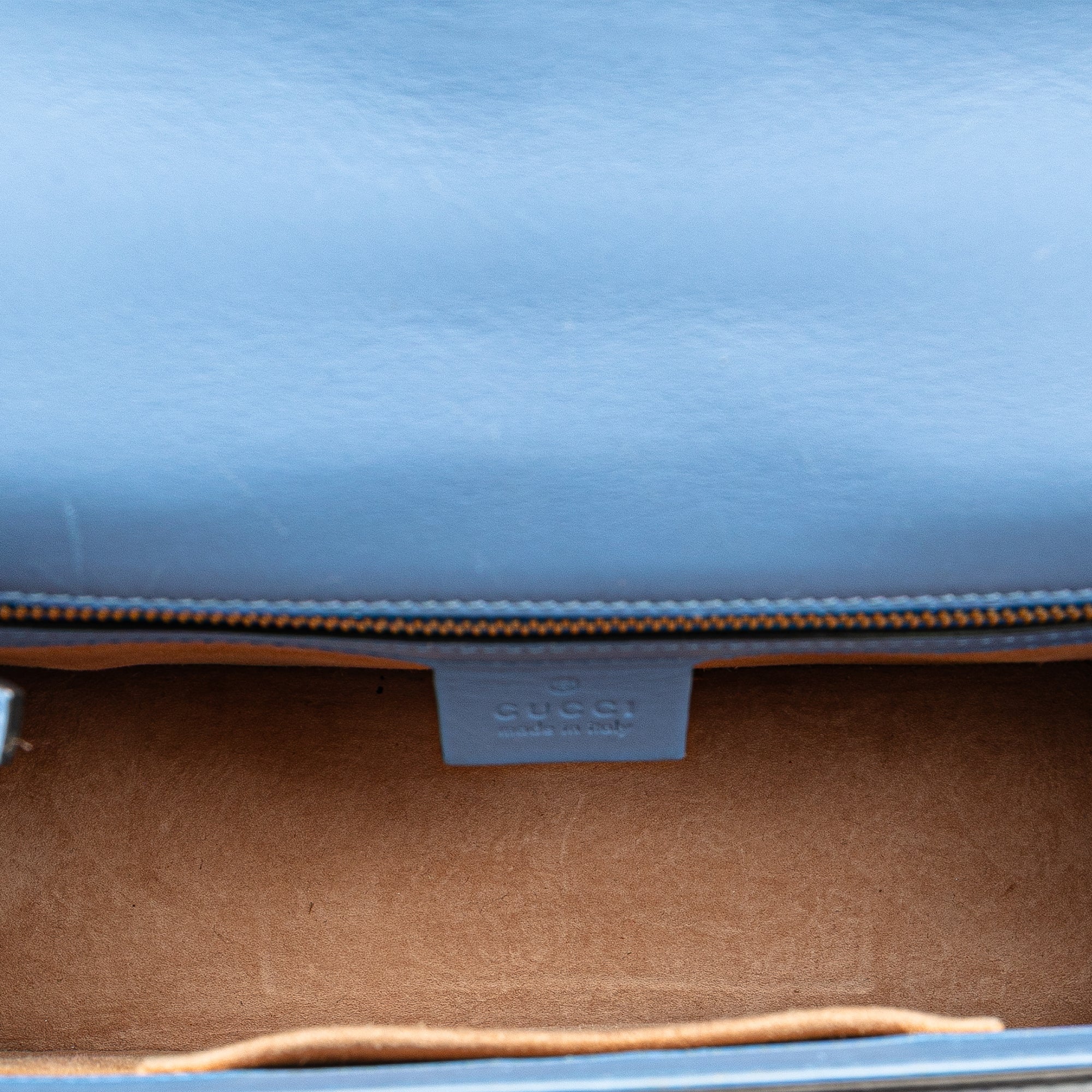 Small Leather Sylvie Web Satchel - Image 4