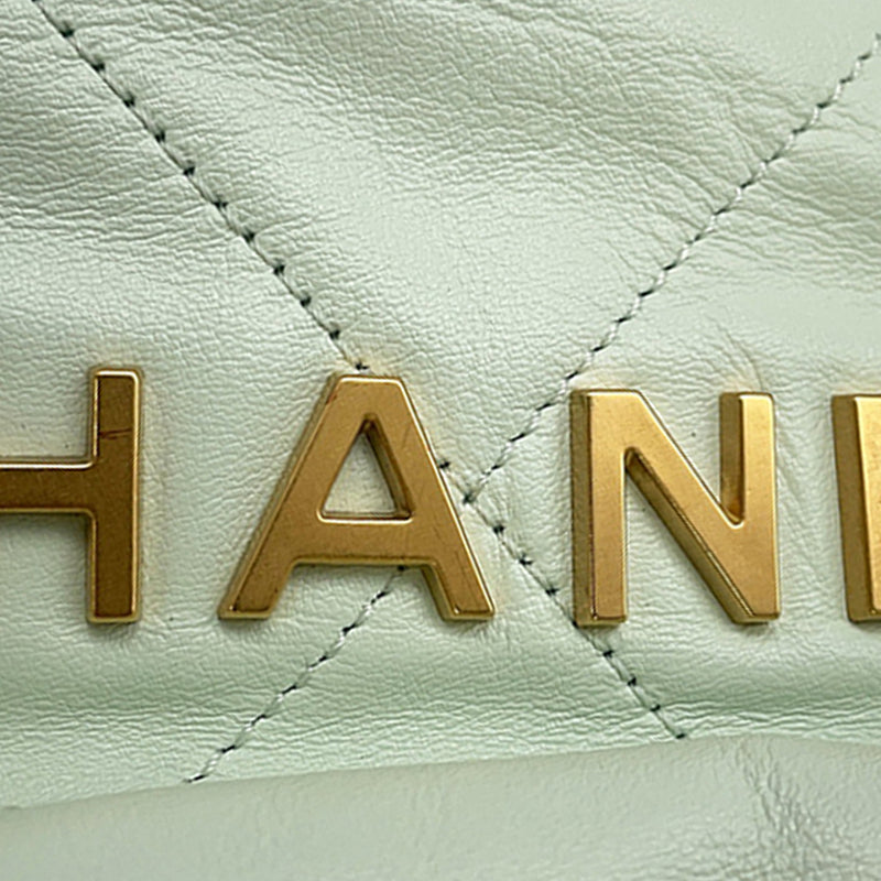 Mini Shiny Calfskin 22 Handbag - Image 10