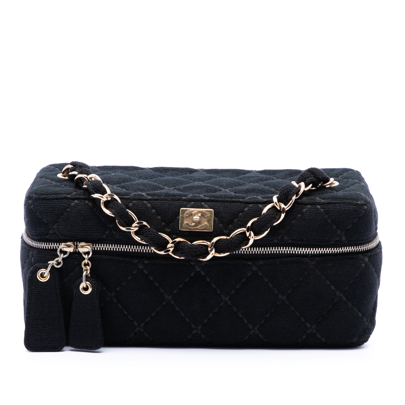 CC Quilted Jersey Wild Stitch Vanity Bag - Image 1