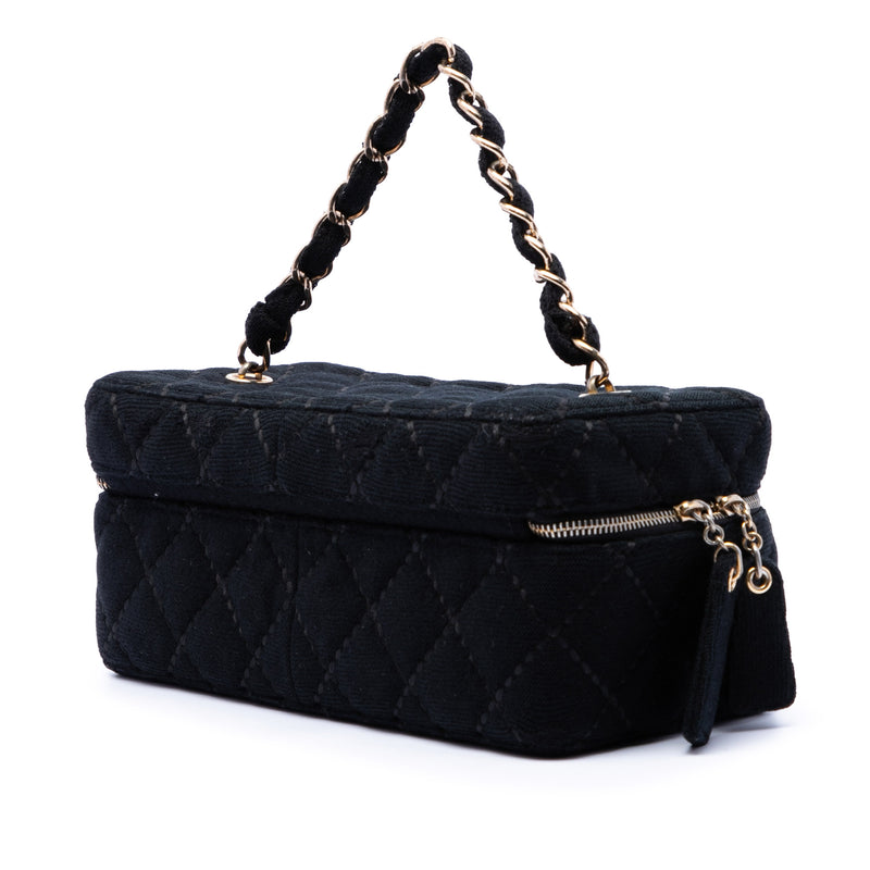 CC Quilted Jersey Wild Stitch Vanity Bag - Image 2