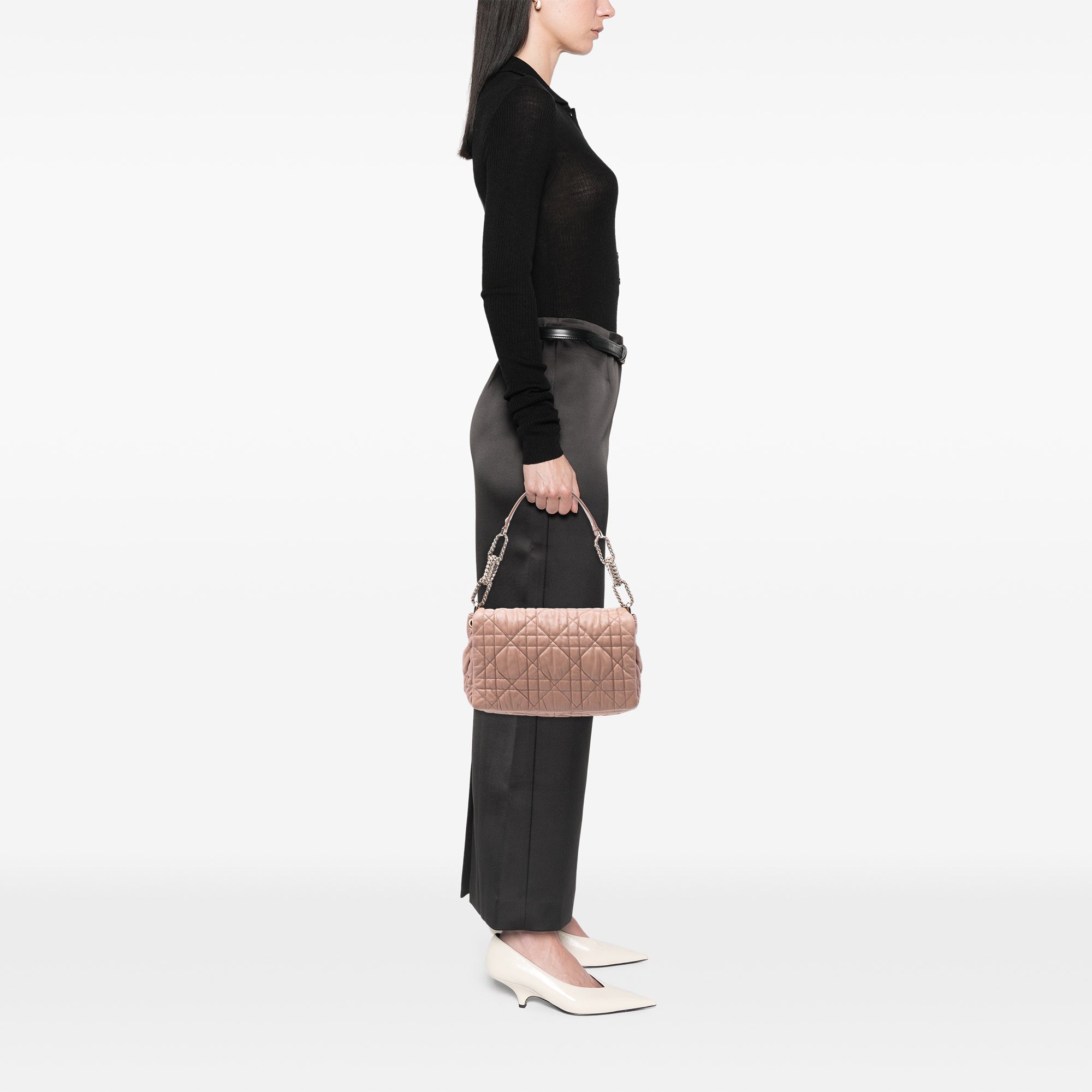 Medium Lambskin Cannage Gaufre Delices Flap - Image 7