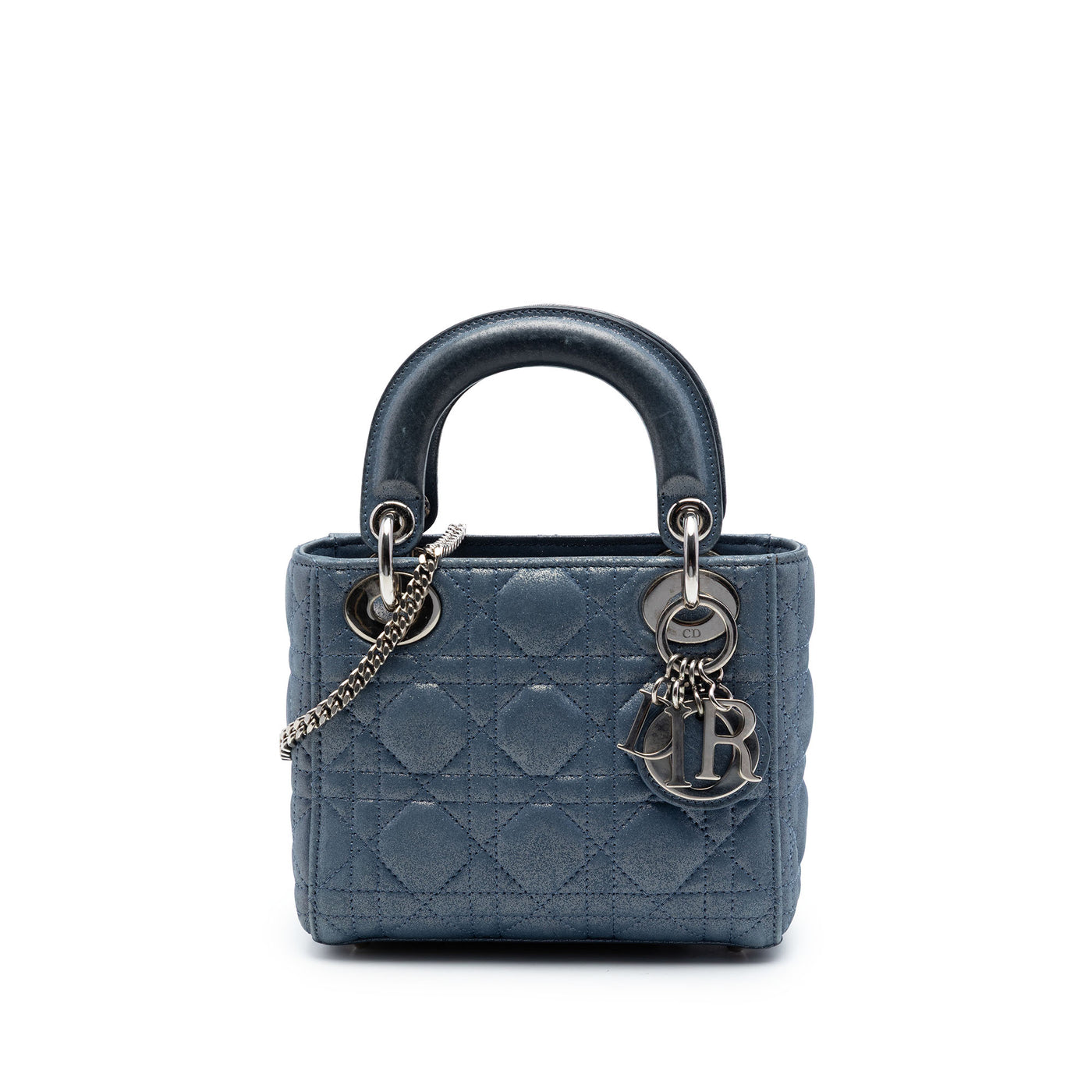 Mini Iridescent Lambskin Cannage Lady Dior - Image 1