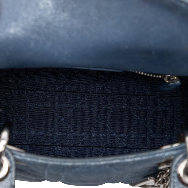 Mini Iridescent Lambskin Cannage Lady Dior - Image 4