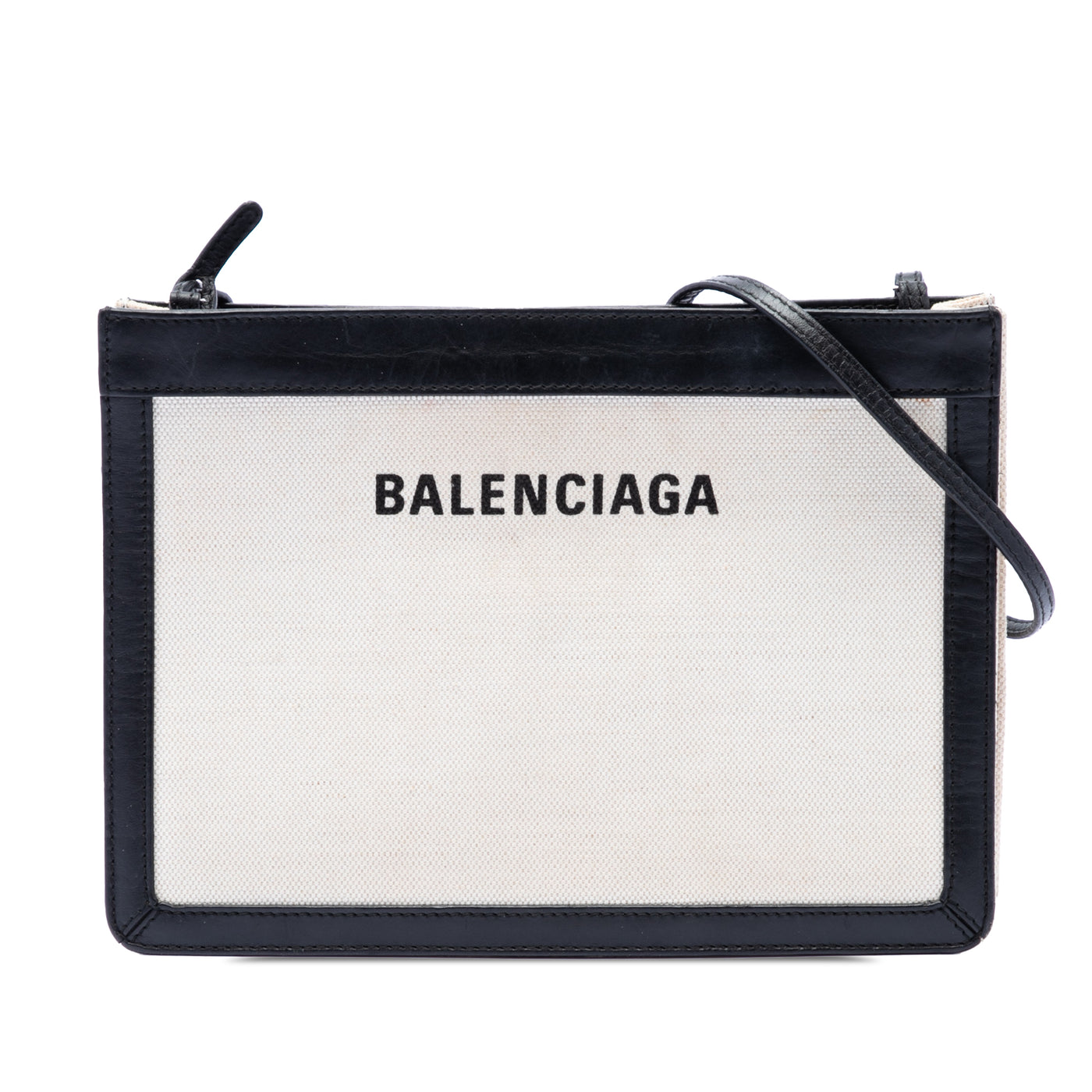 Canvas Navy Pochette M Crossbody - Image 1