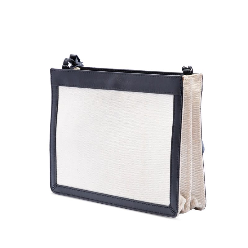 Canvas Navy Pochette M Crossbody - Image 2