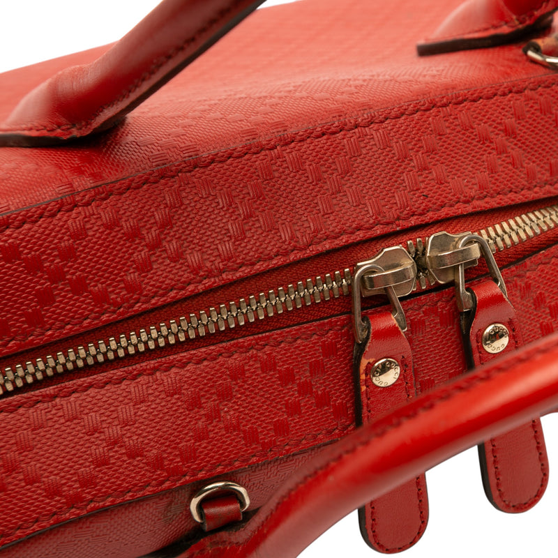 Diamante Bright Leather Satchel - Image 7
