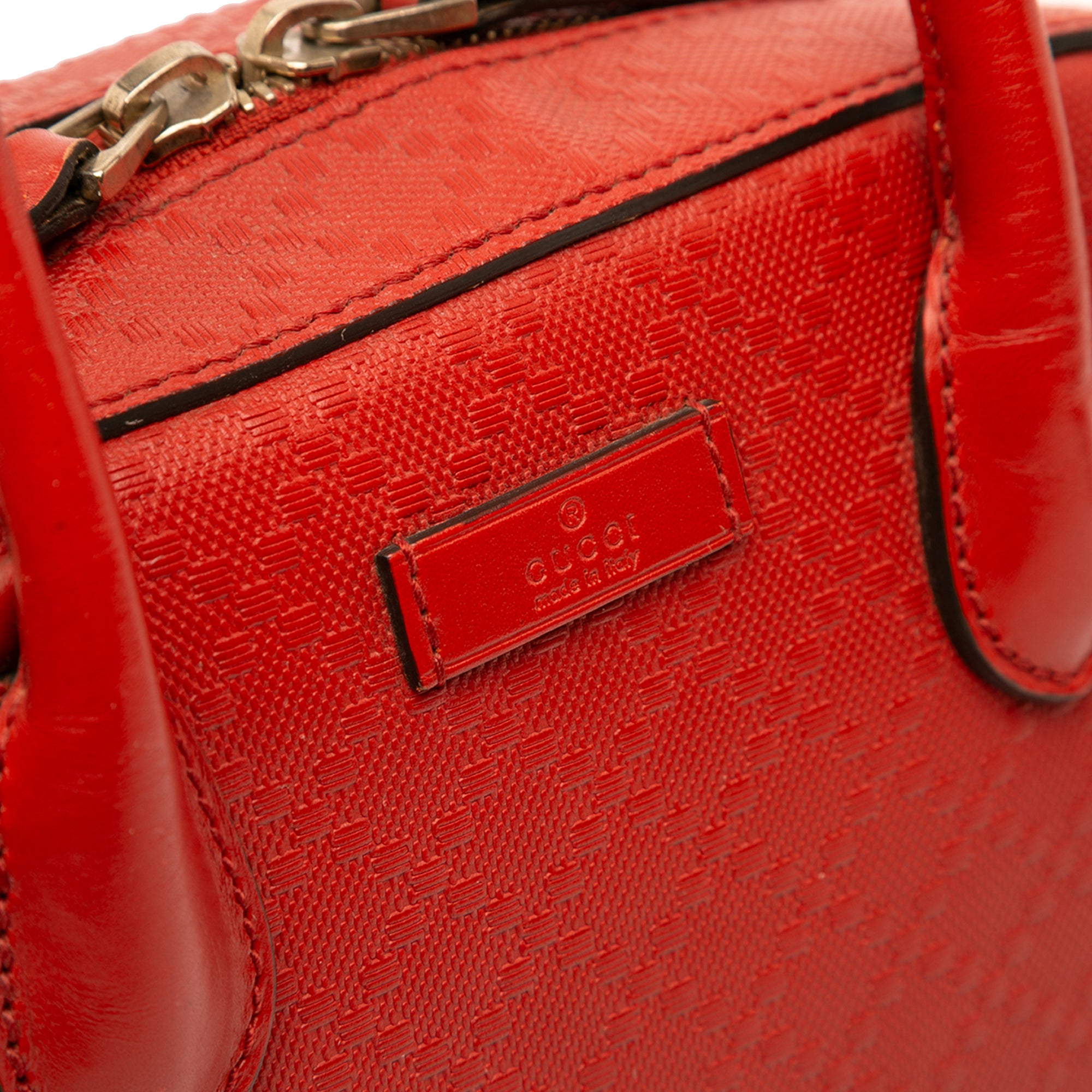 Diamante Bright Leather Satchel - Image 8